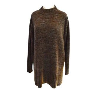 Vintage Stefano Basics Sweater Acrylic Multi-Color Earth Tones